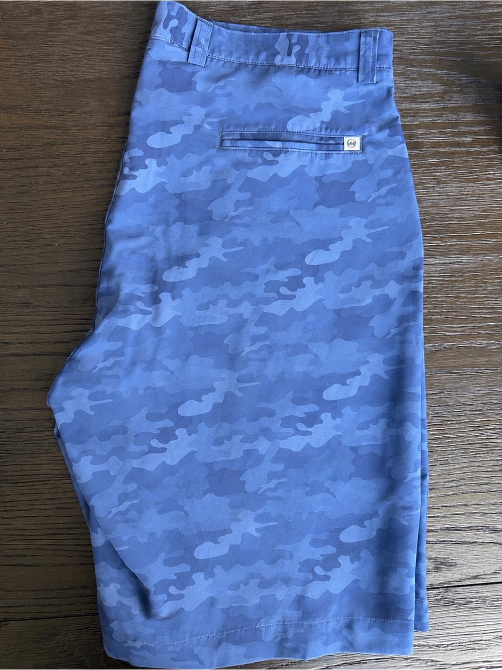 Peter Millar Blue Camo Performance Shorts